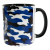 Kaffeebecher Tasse 'Retro Camouflage'