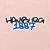 Baby-T-Shirt P 'Hamburg 1887 kiddo`, pink