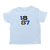 Baby-T-Shirt BB 'Big 1887`, babyblau