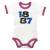 Baby Body 'Big 1887', weiß-pink