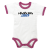 Baby Body 'Hamburg 1887 kiddo', weiß-pink