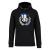 Hoody B '1887 Retro Lorbeer', schwarz