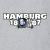 G-Shirt G '1887 Retro Hammaburg HH', grau