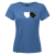 G-Shirt RB 'Three Hearts', royalblau