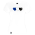 G-Shirt W 'Three Hearts', weiß