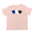 Baby-T-Shirt P 'Three Hearts`, pink